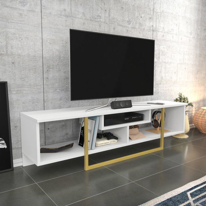Hanah Home Asal 150 - Blanco y dorado Hanah Home Asal 150 - Blanco y dorado